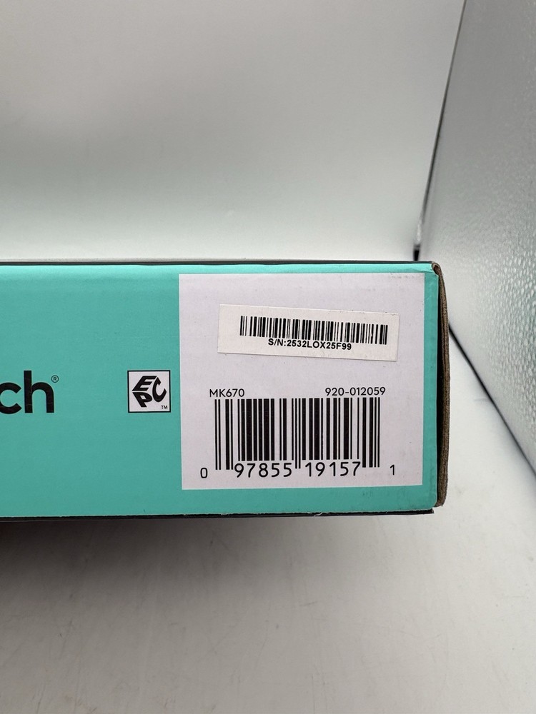 Logitech Wave Keys MK670 Combo, Wireless Ergonomic Keyboard + Wireless Mouse