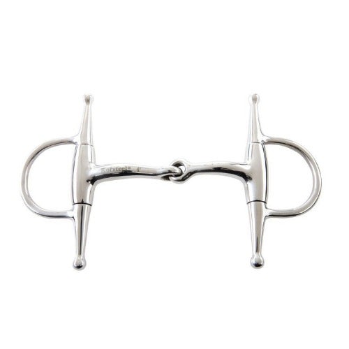 JP Korsteel Jointed Full Cheek Eggbutt Snaffle Bit
