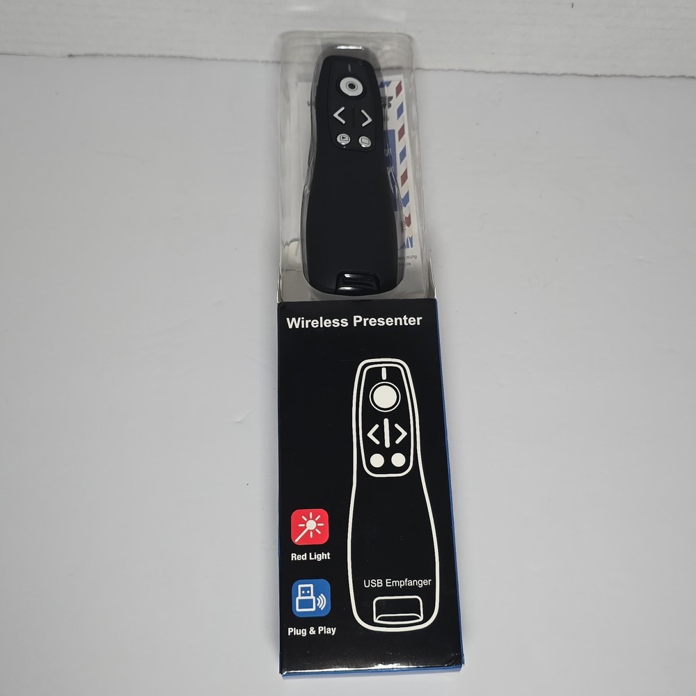 Power point Presentation Remote Control Wireless USB PPT Presenter Red Laser New