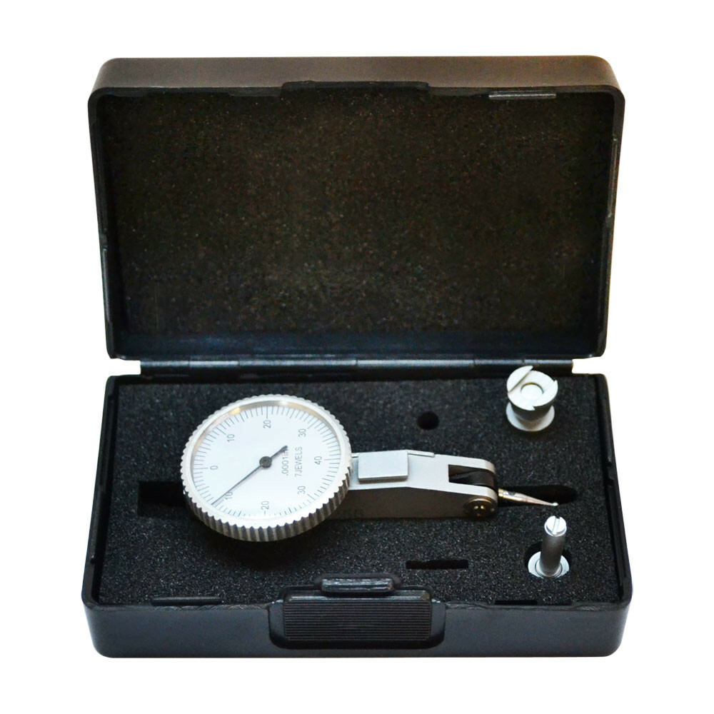 .008" Dial Test Indicator Graduation .0001" Jewels White Face Precision Tool
