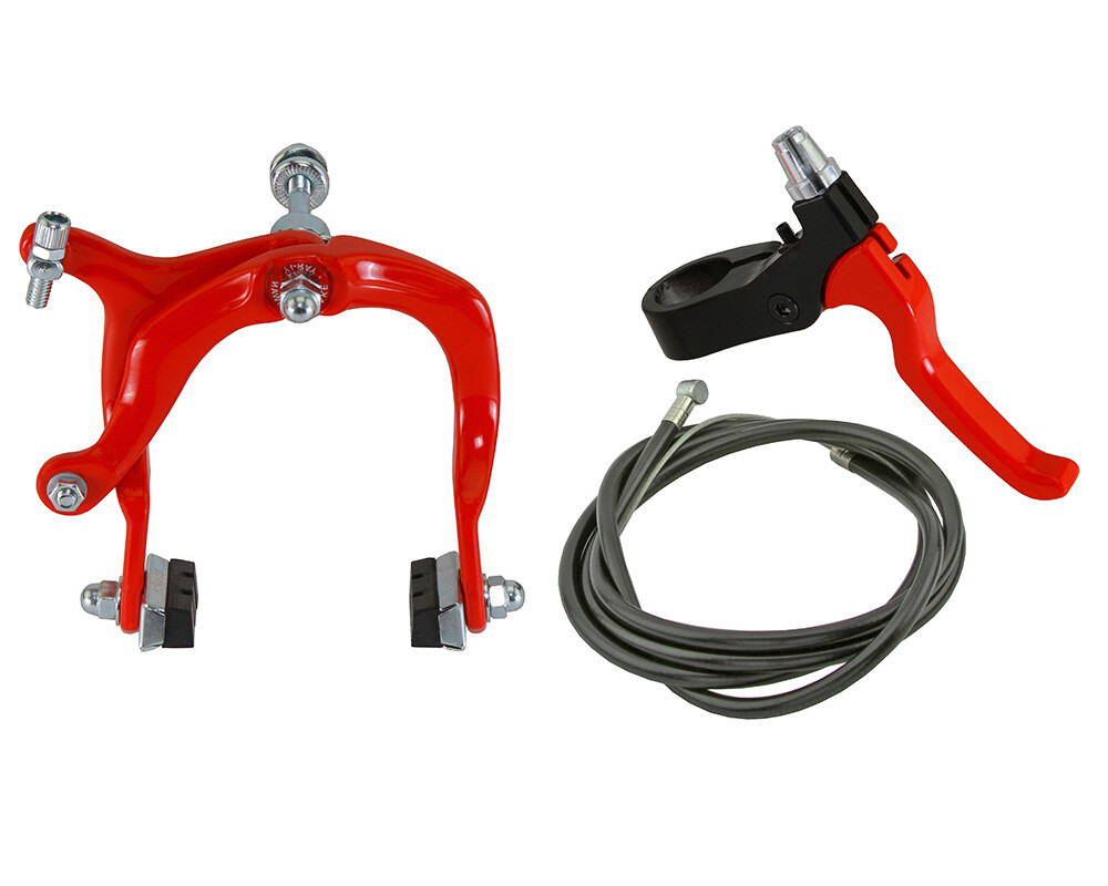 1001 Brake Rear Alloy Red.