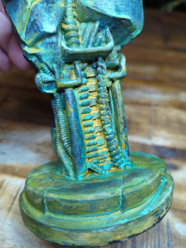 Ocean Patina Robot Cyborg Skeleton Hand Controller Holder