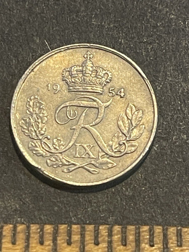 1954 Denmark 10 Ore - X2967