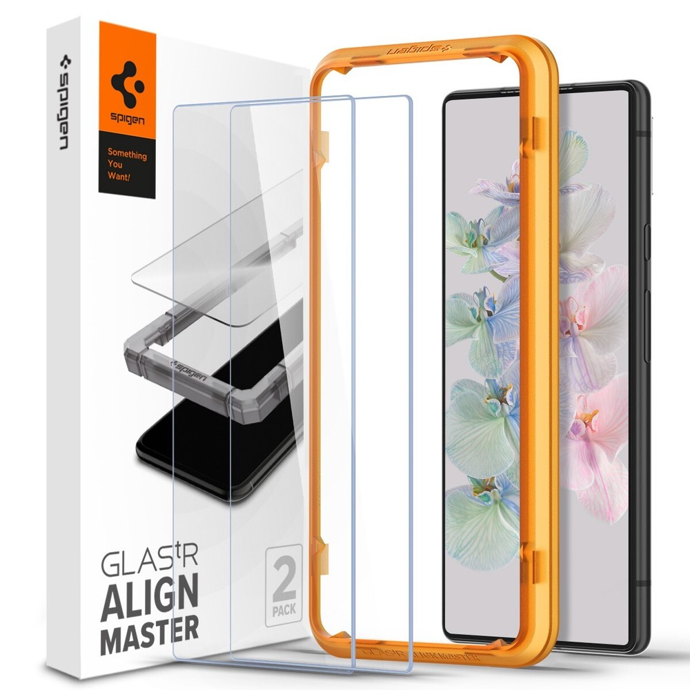 Pixel 7 Screen Protector | Spigen [ GlastR Alignmaster ] Shockproof 2 Pack