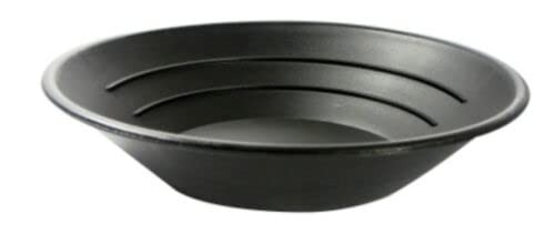 Sluice Monkey (4) 10" PANNING Gold Pans - Black