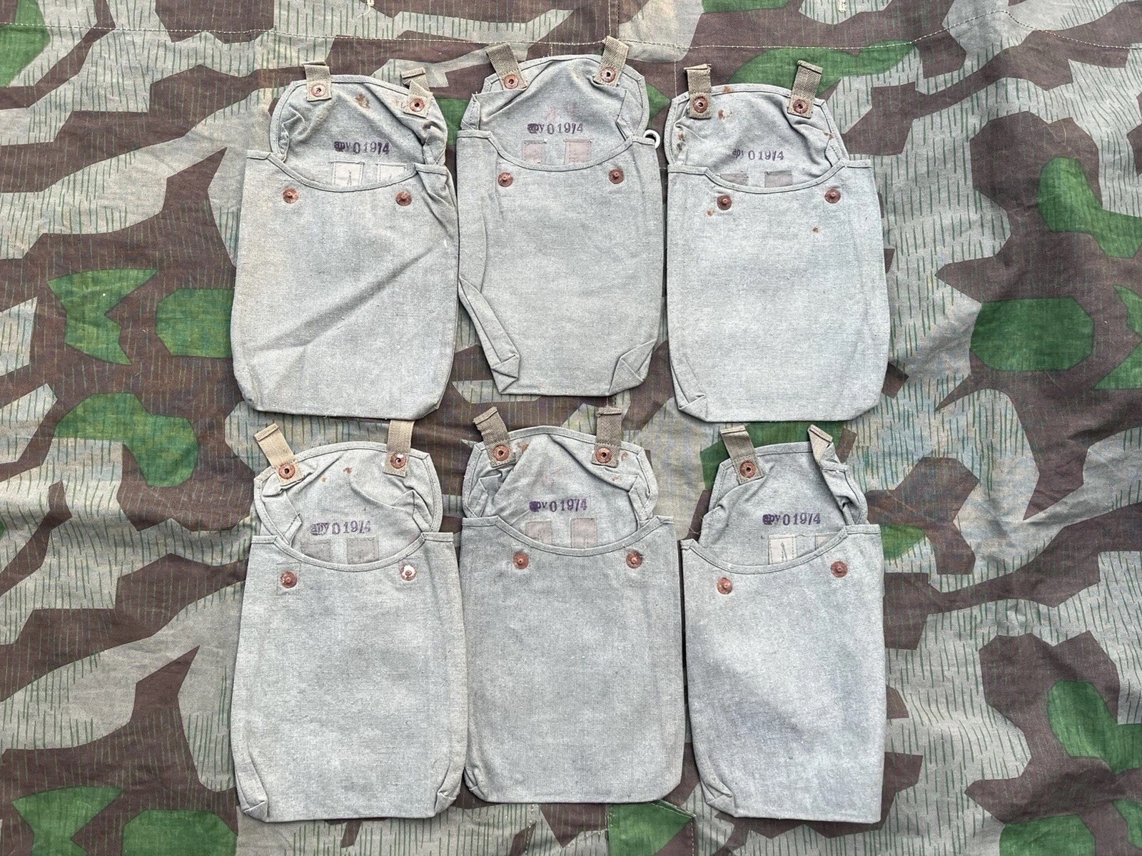 ORIGINAL WWII WW2 German Gas Cape/Gas Sheet Bag Wehrmacht UNISSUED NOS