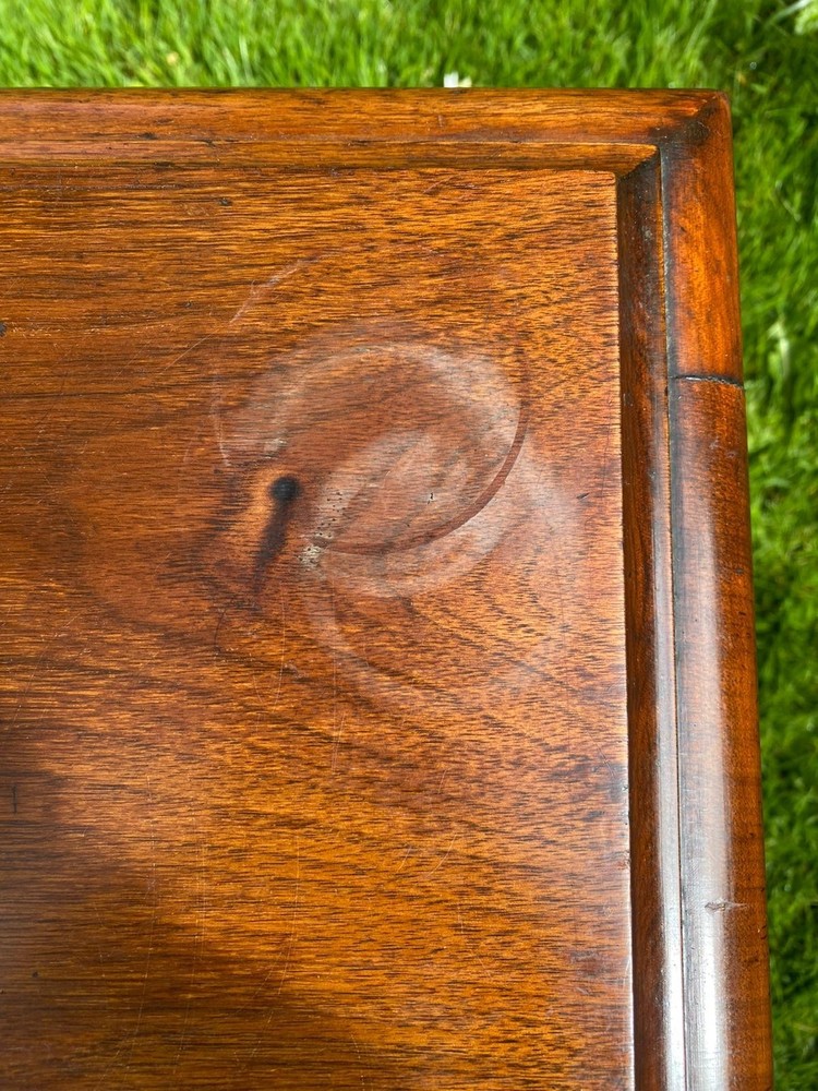Antique Mahogany Coal Box Bucket Purdonium Bedside Table