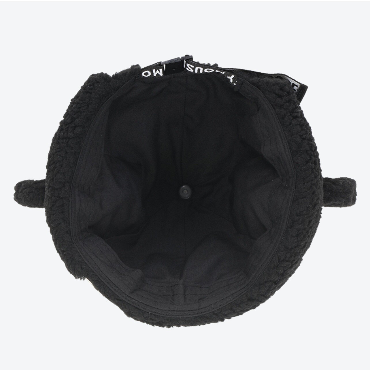 Japan Tokyo Disney Resort Cap Fluffy Black Hat Ears Mickey 58cm 【Pre Order】