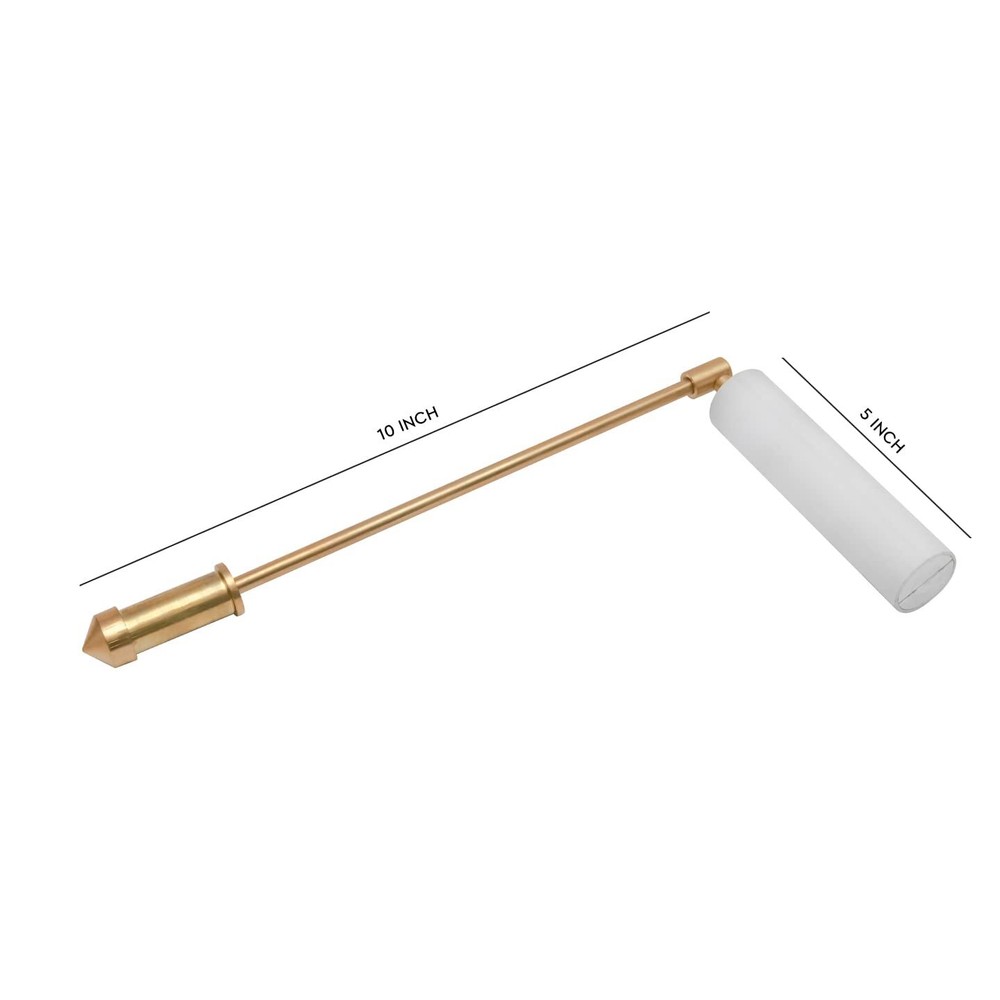 Full Brass Dowsing L Rods Pair WHITE PLASTIC HANDLE with (Pendulum Board,Pendul