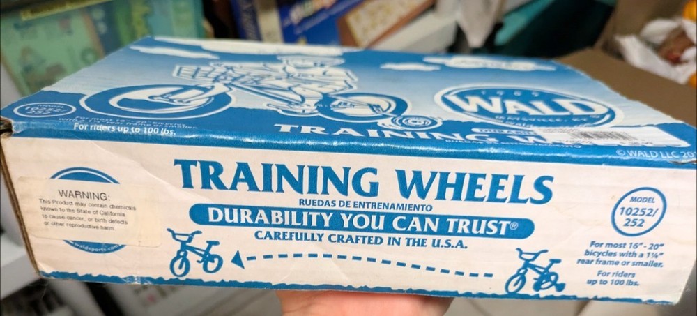 Wald 10252 Training Wheels Kit: 16 - 20"