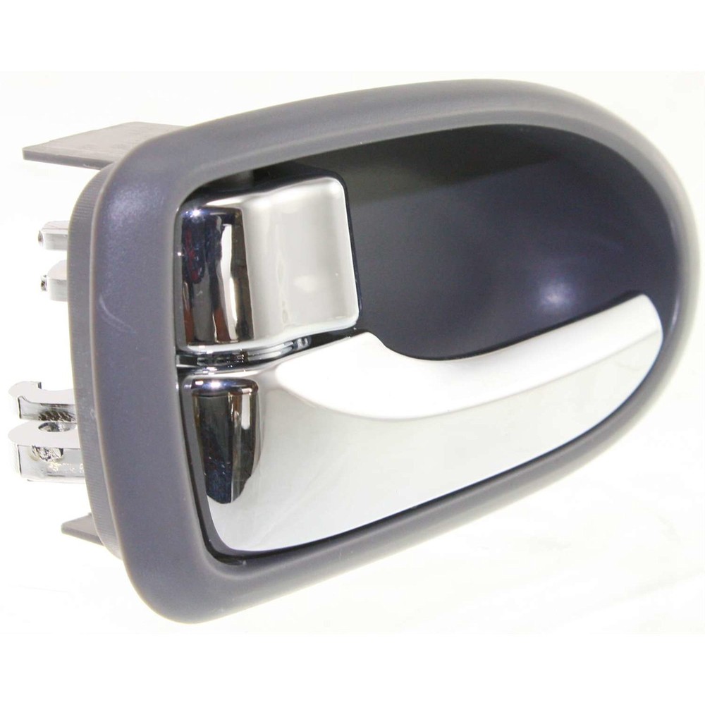 Front Chrome & Gray Interior Inside Door Handle Left Driver for 00-06 Mazda MPV