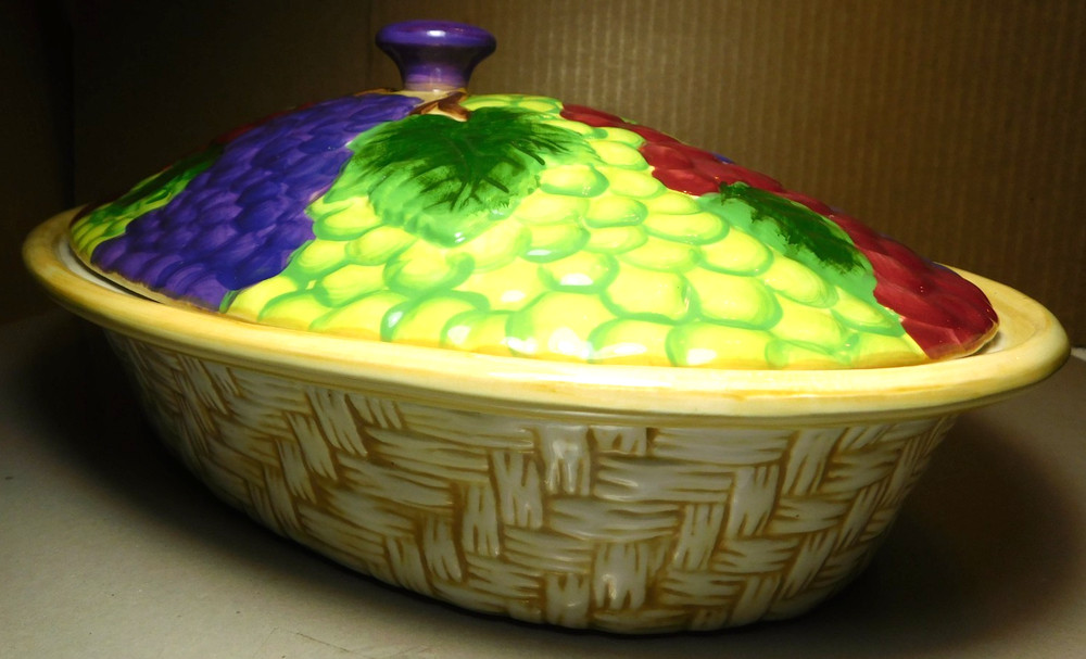 Temp-Tations Presentacle Ovenware By Tara Made In CSA, Inc. Fruit Basket 2Pc Set
