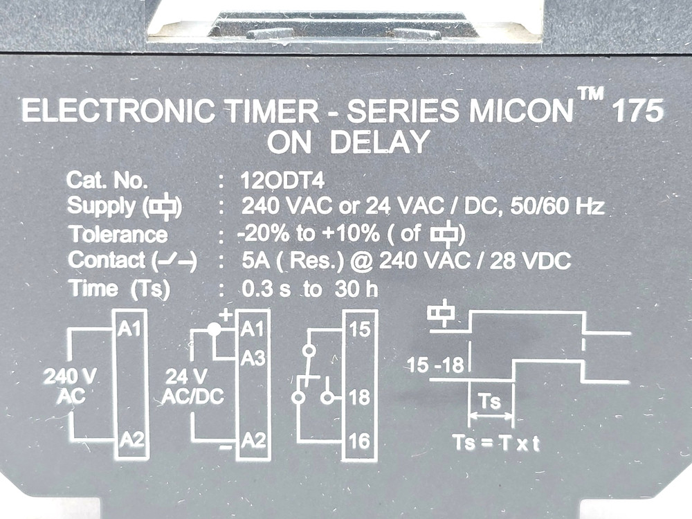 12ODT4 L & T DELAY TIMERS RELAY