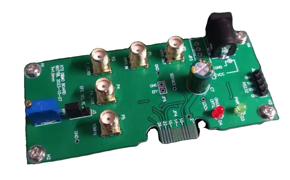 BG7TBL X72 Rubidium Clock Interface Board Atomic Clock Testing Board Fitfor 1PPS