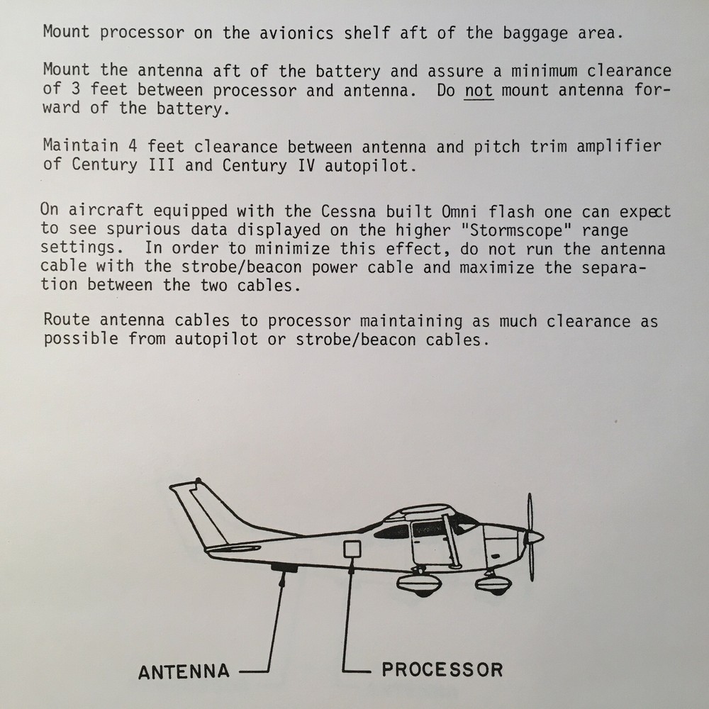 3M Ryan Stormscope WX-8 Install Manual