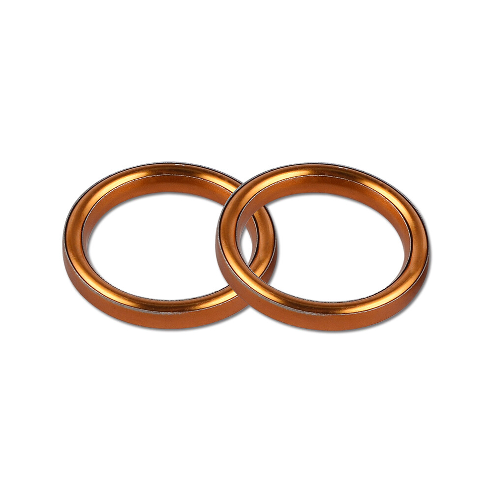2pcs Muffler Pipe Gaskets For Honda ATC125M XL185S 200M 200S 200X 250ES