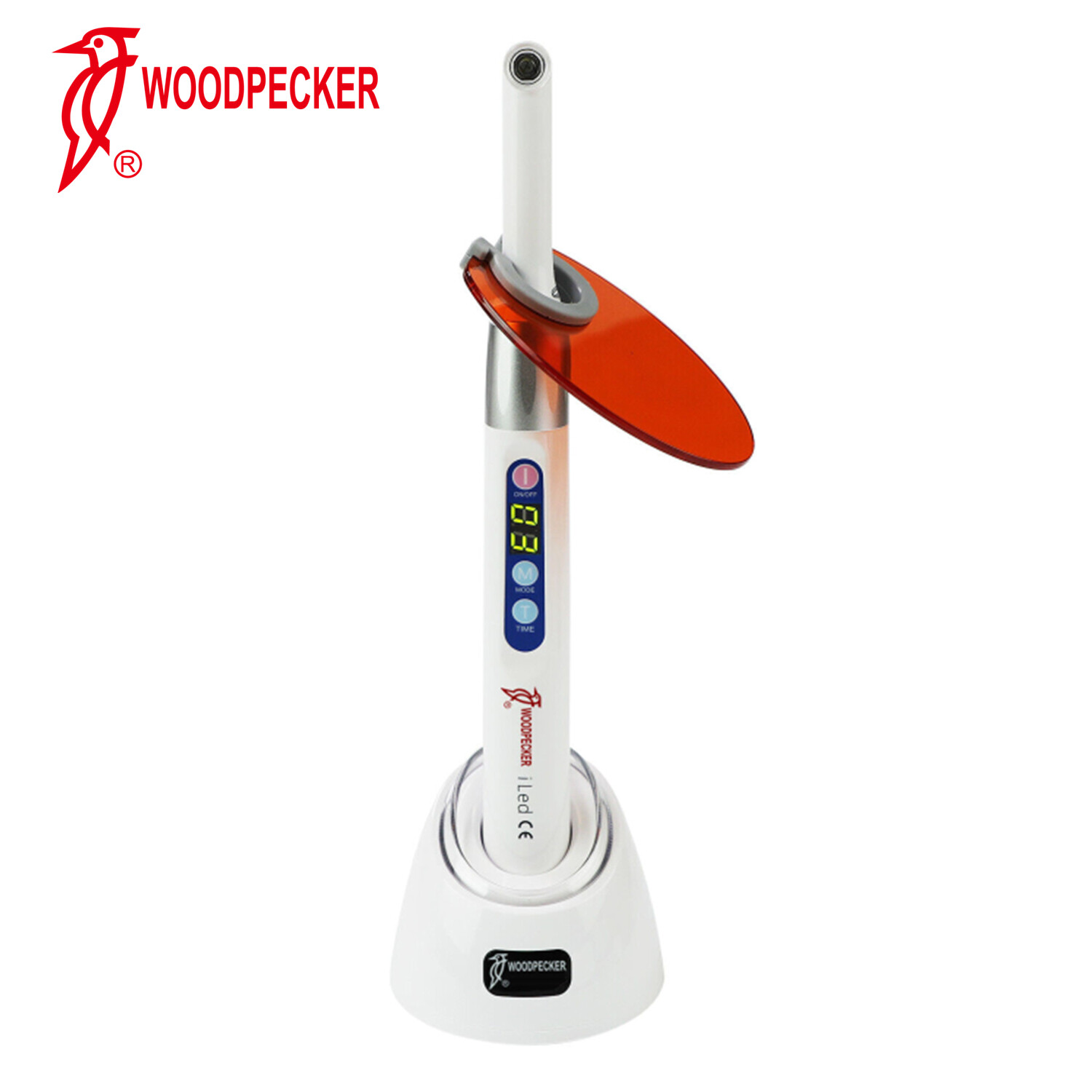 100% Genuine Woodpecker iLED Dental Curing Light Lamp 1 Sec Resin Cure 2500mw/c㎡