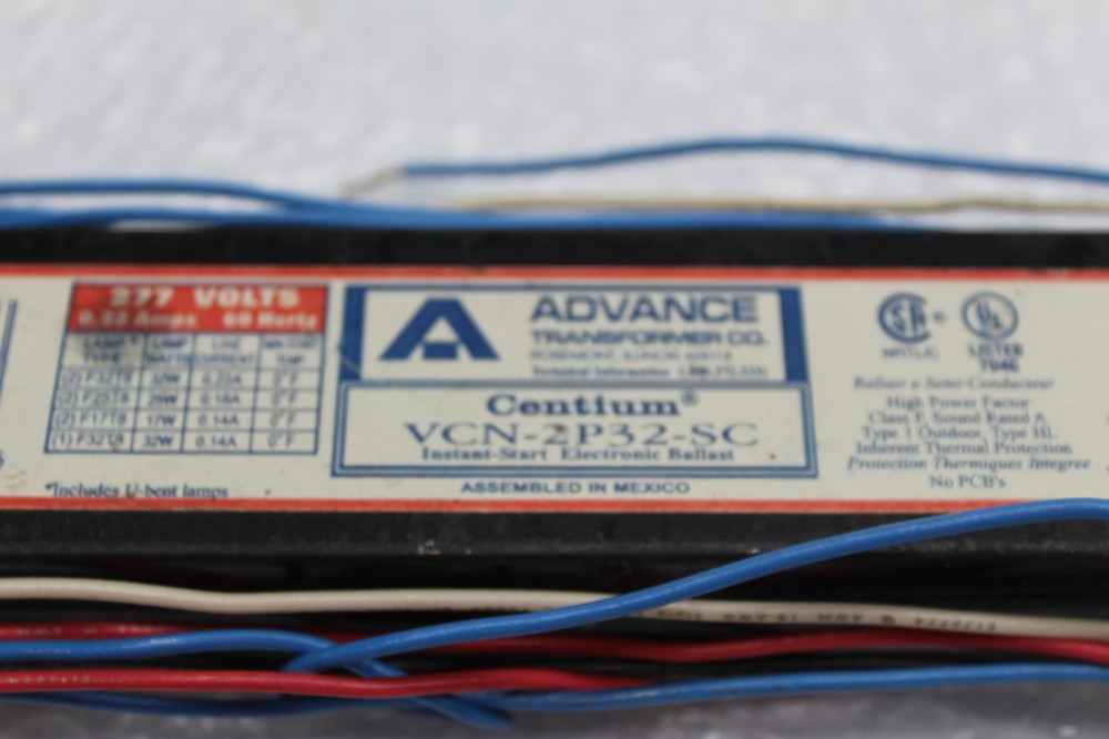 ADAVANCE VCN-2P32-SC BALLAST UNMP
