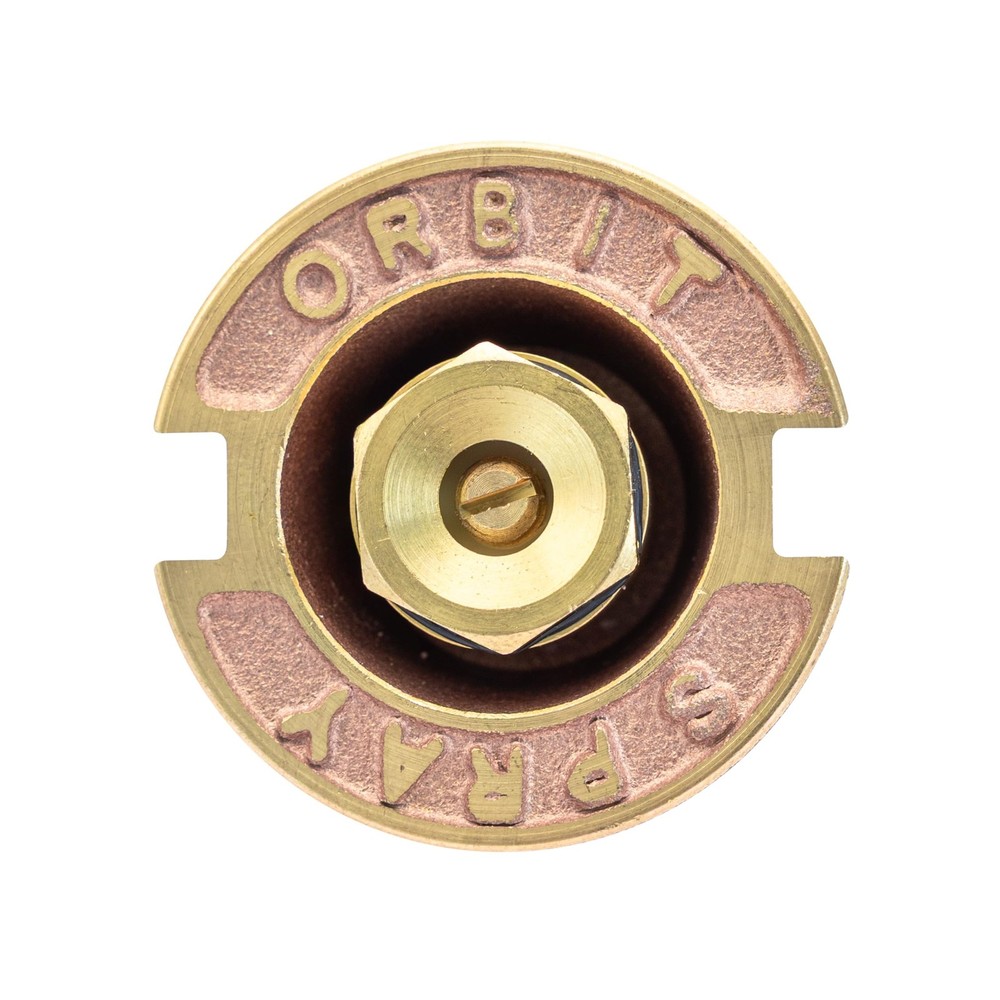 5-Pack Orbit 54070 Brass Pop-Up Flush Head Sprinkler with Full Pattern