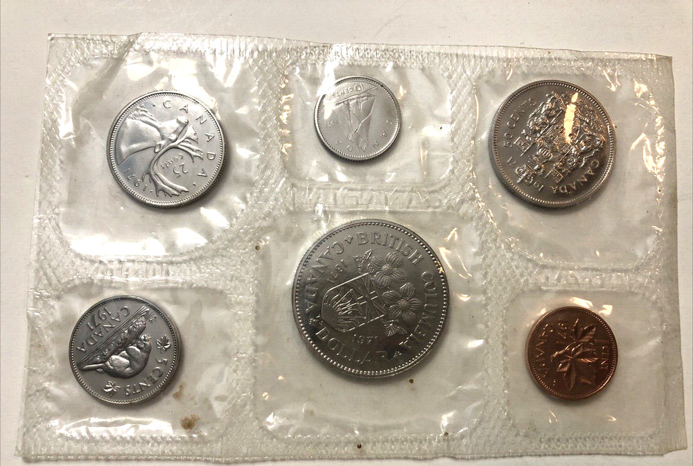 1971 Canada Uncirculated Mint Coin Set