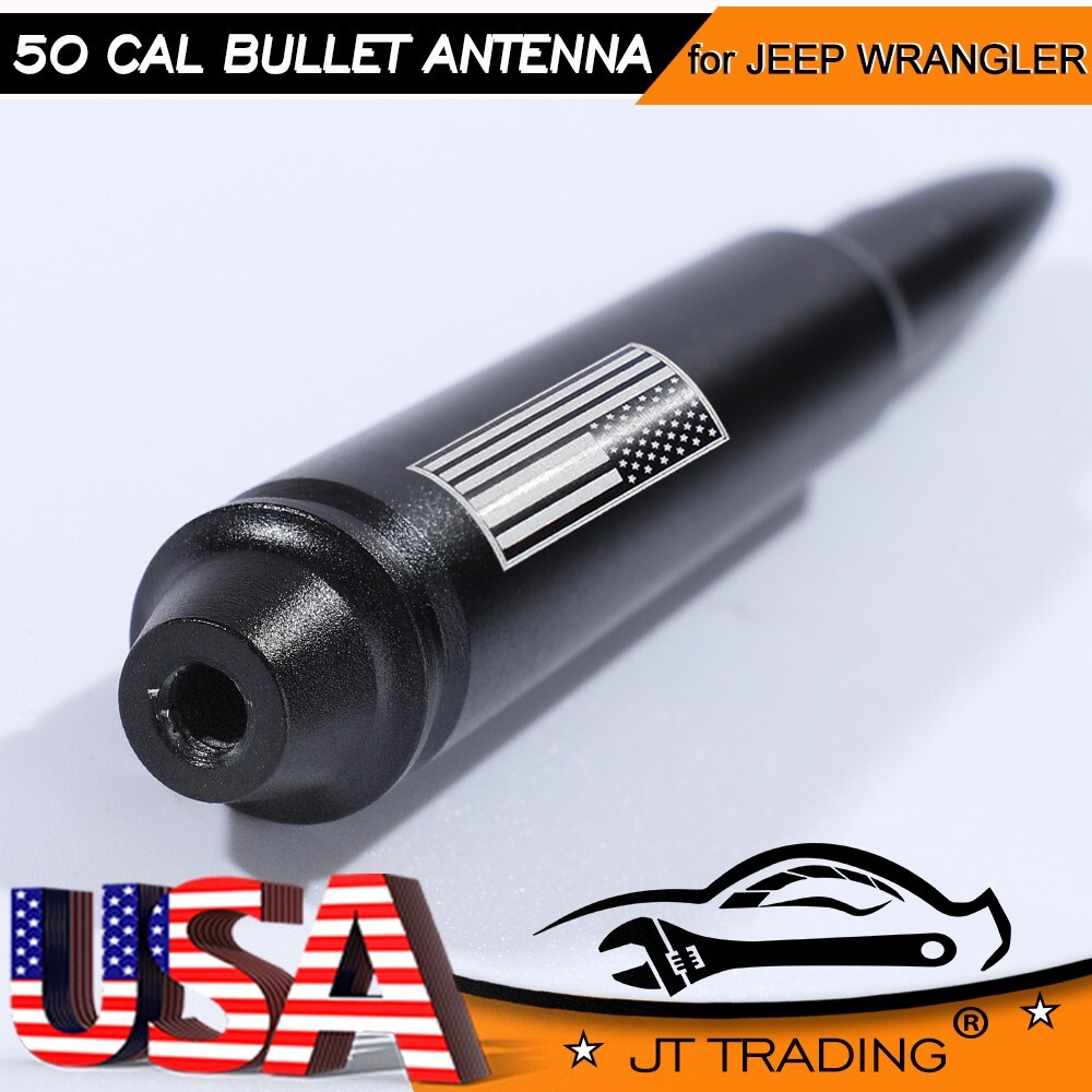 USA Bullet Antenna for 2007-2021 Jeep Wrangler JK JL Rubicon Sahara Gladiator