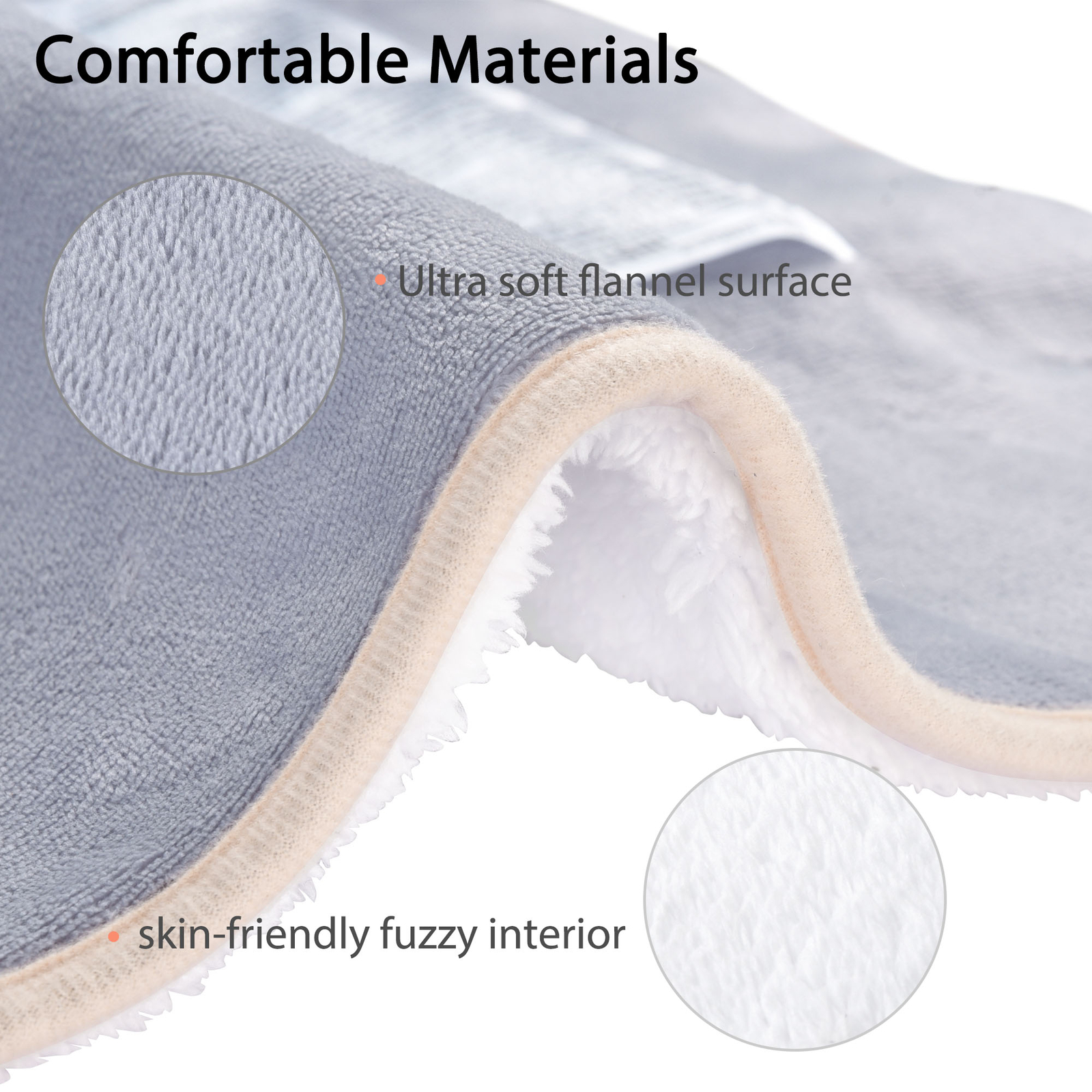 Electric Heated Foot Warmers Unisex Winter Foot Heating Pad with Auto Shut Off