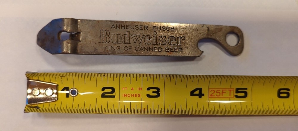 Vintage Bottle Can Beer Opener Anheuser Busch BEVERAGE
