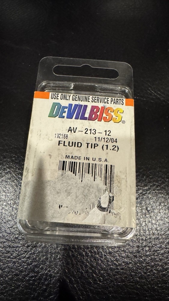 Devilbiss AV-213-12 Spray Gun Fluid Tip 1.2