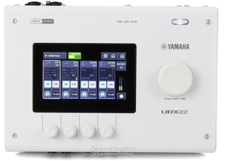 Yamaha URX22 USB-C Audio Interface - White