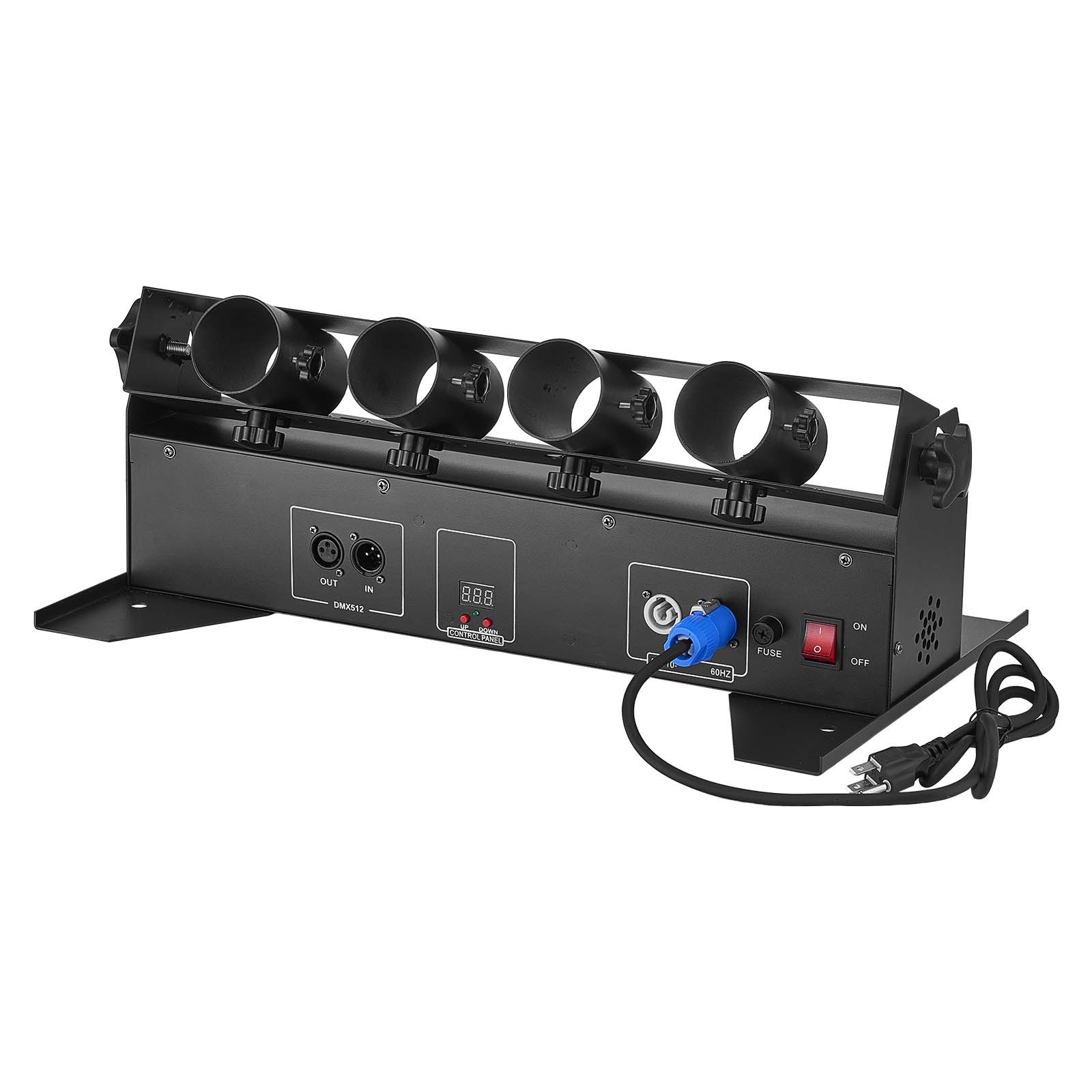 Uimoso Electric Confetti Cannon 4-Shot Launcher DMX512 & Remote Party DJ Effect