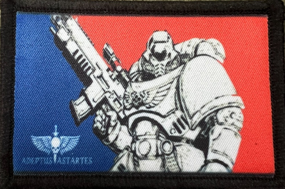 UltraMarines Morale Patch Tactical Army Military Hook