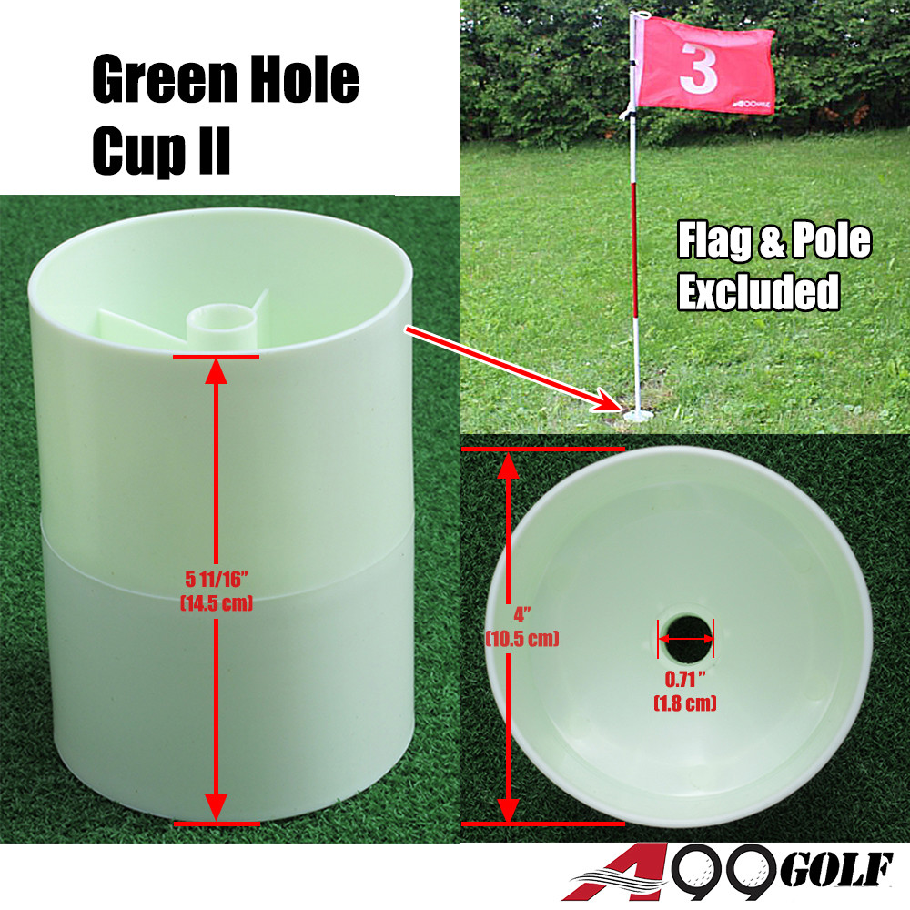 2pcs/set Green Hole Cup II Plastic Practice Aids
