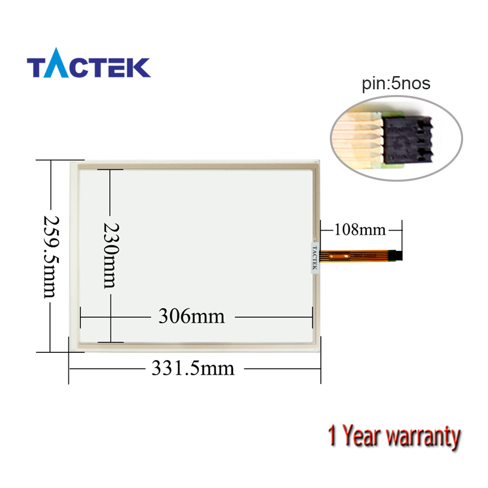 Touch Screen for 6AV7861-2AB10-2AA0 FLAT PANEL 15" TOUCH 3.3mm Thickness+Overlay