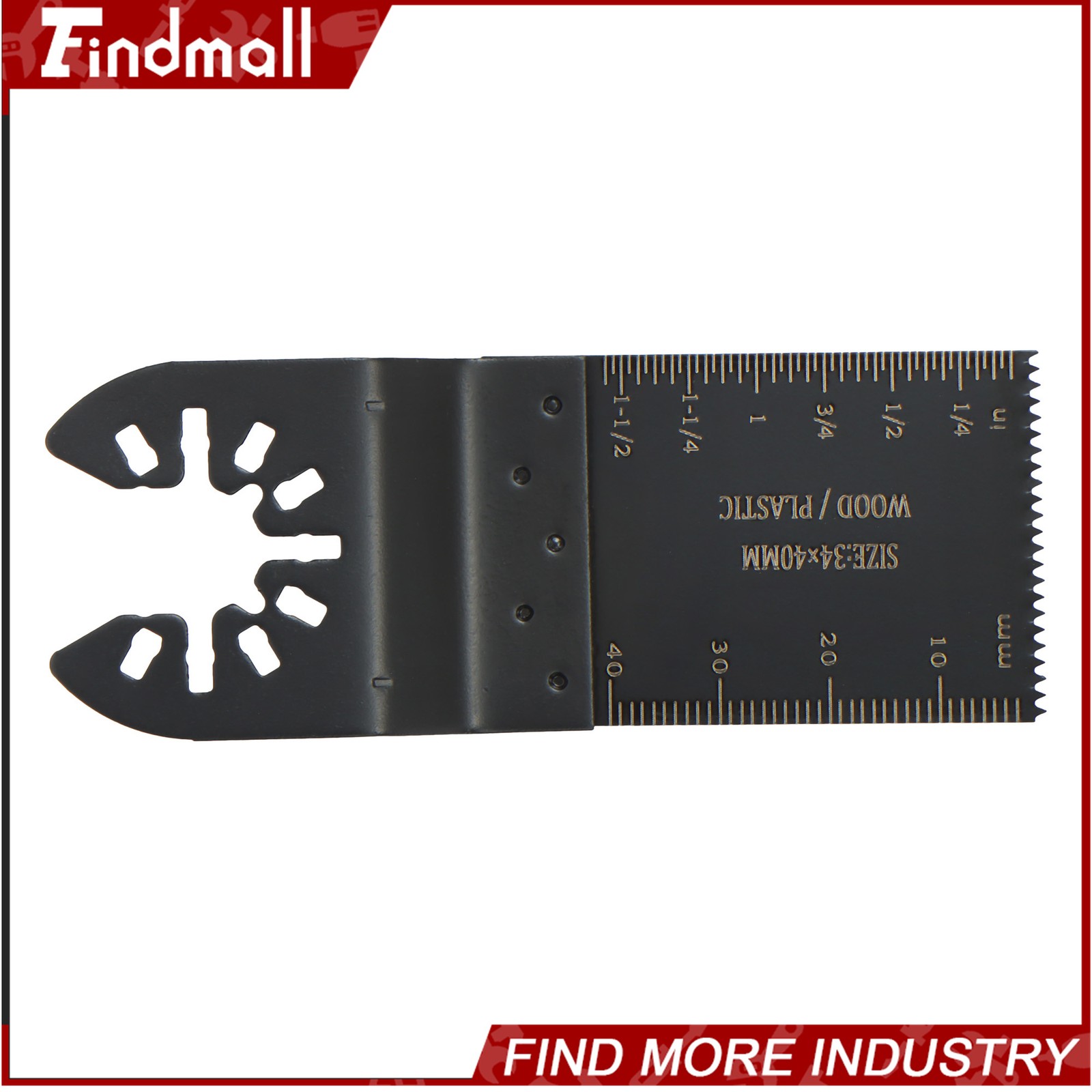 Findmall 110 PCS 6 Types Oscillating Saw Blades Multi Tool Blades for Soft Metal
