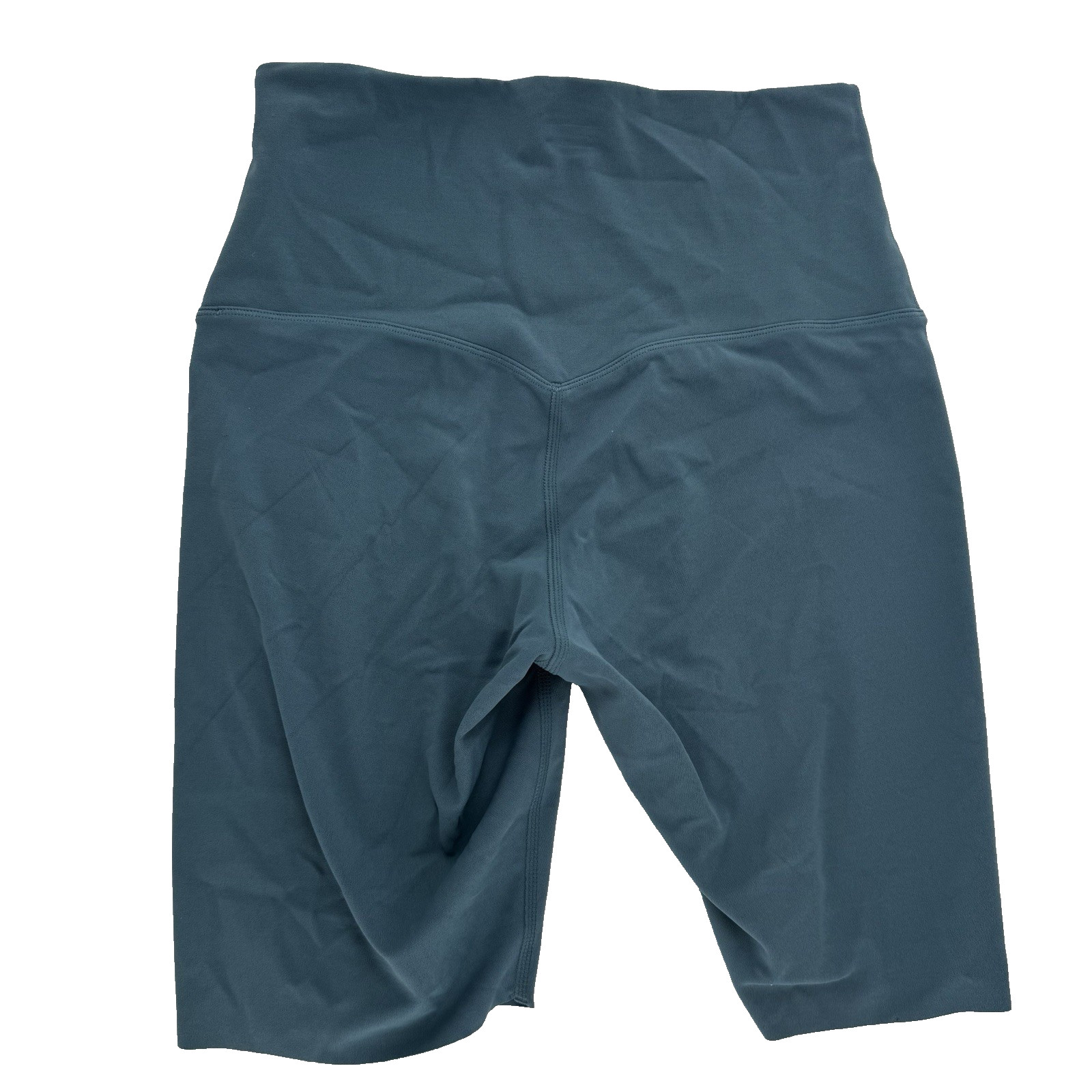 Nike Women's Zenvy Gentle-Support High-Waisted 8" Biker Shorts Smoke Blue Size M