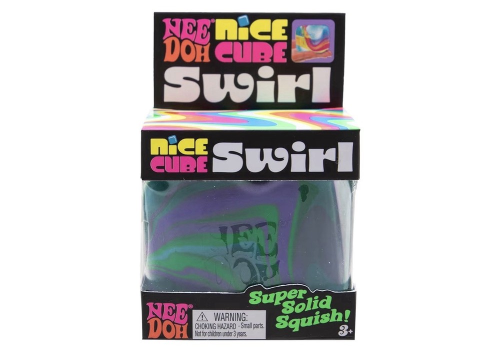 NWT NeeDoh Nice Cube Swirl Random Color
