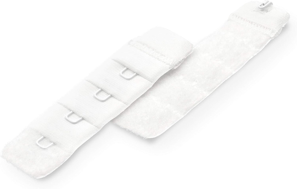 3/4" Soft Bra-Back Extender, 3/4-Inch, White