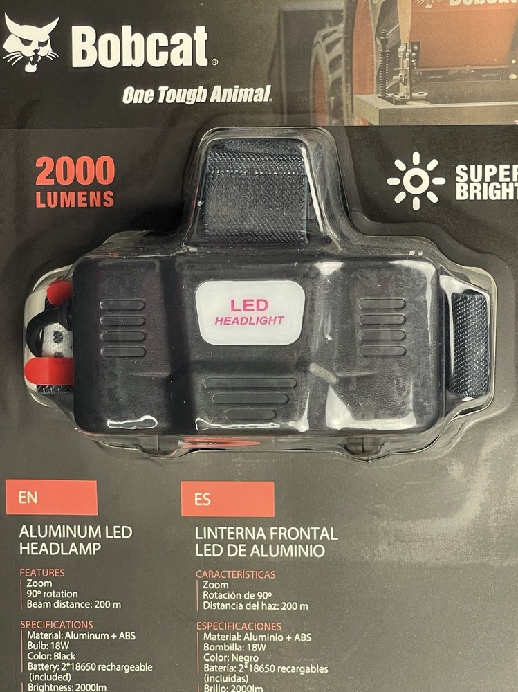 Bobcat Aluminum LED Headlamp.