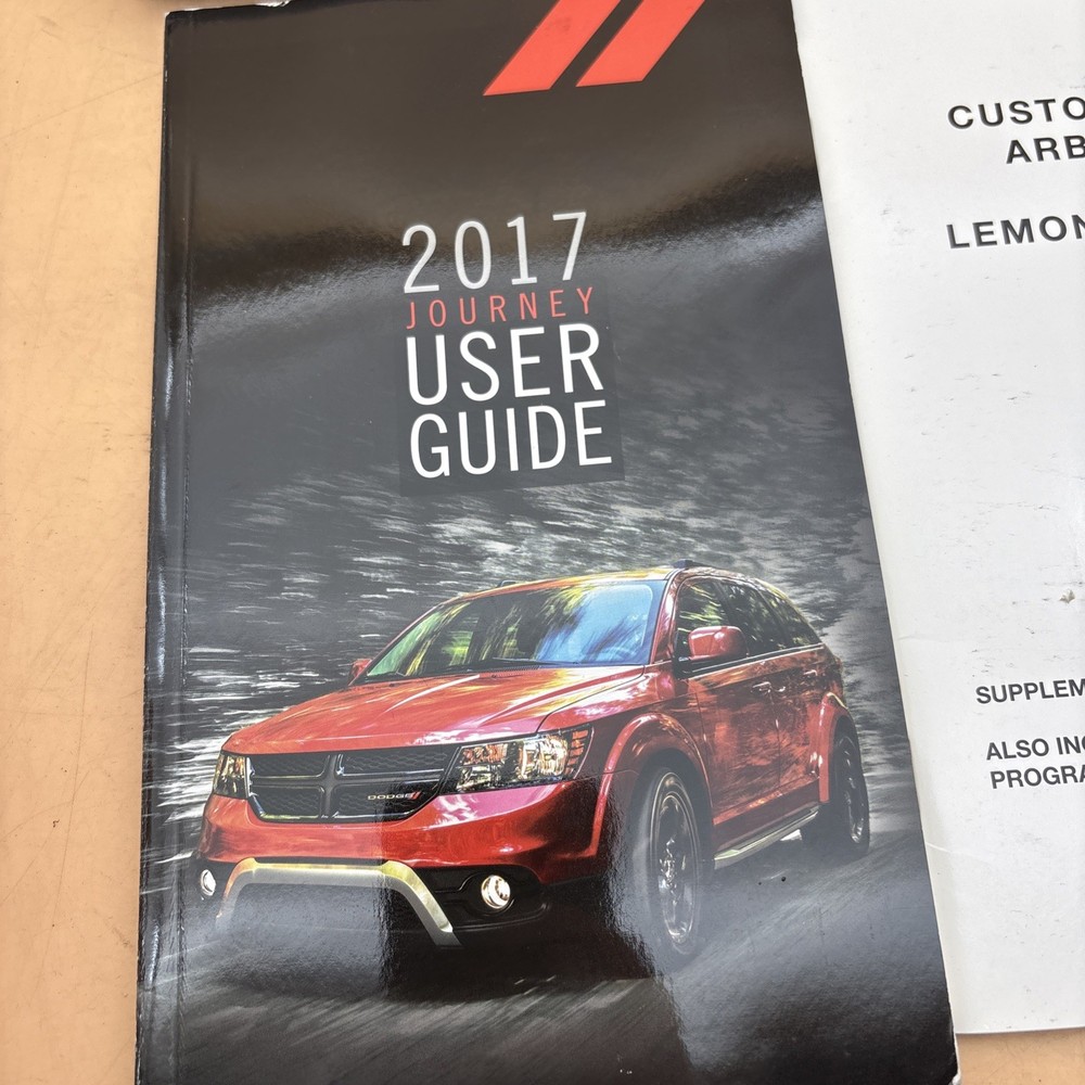 2017 Dodge Journey Owners Manual Quick Reference Guide With Case Included