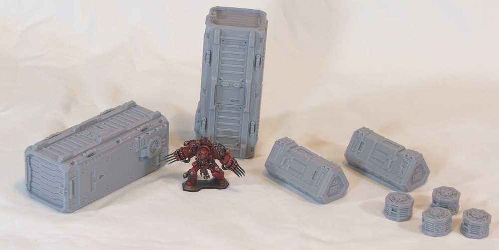 Sci Fi Terrain -Containers - Warhammer 40k - Infinity - etc