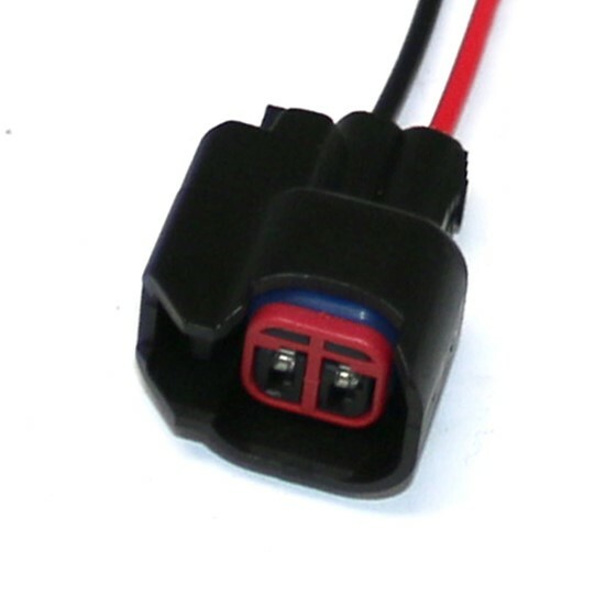 Fuel Injector EV6 Female Adapter Pigtail (QTY 2) for Polaris RZR 1000 14-19