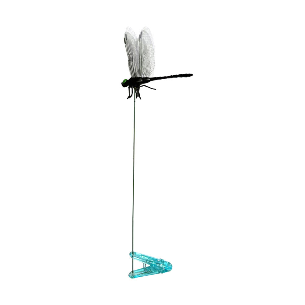 3/6X 3D Dragonfly Clip Fly Deterrent Bug Repellent Garden Stakes Decorations