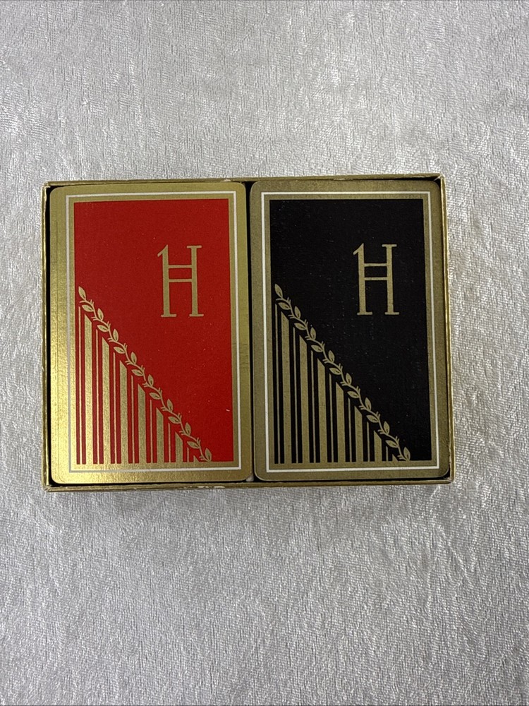 Vintage Rare Initial Playing Cards Double Deck Collectors