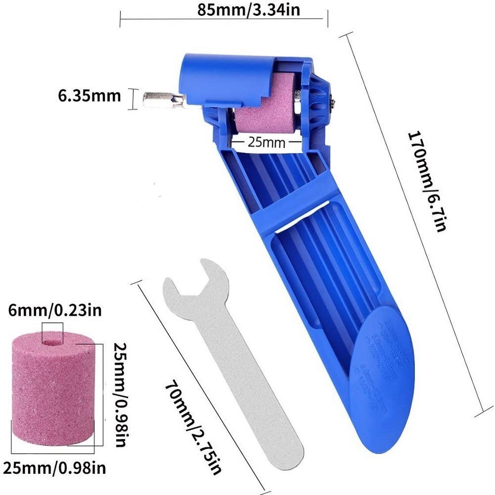 Wrench Drill Sharpener Corundum Grinding wheel Drilling Tapping Sharpening