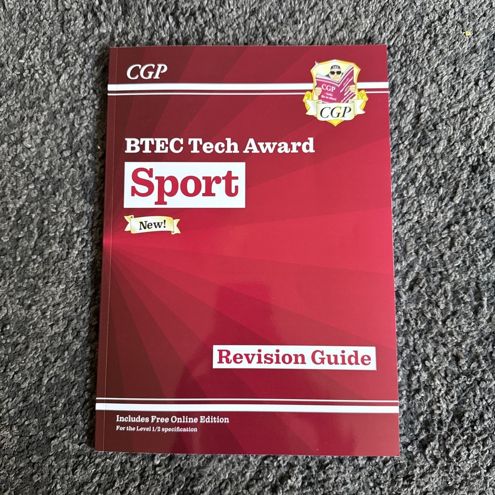 CGP BTEC tech award sport revision guide