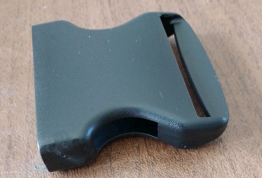 2" Black Plastic Side Release Buckle