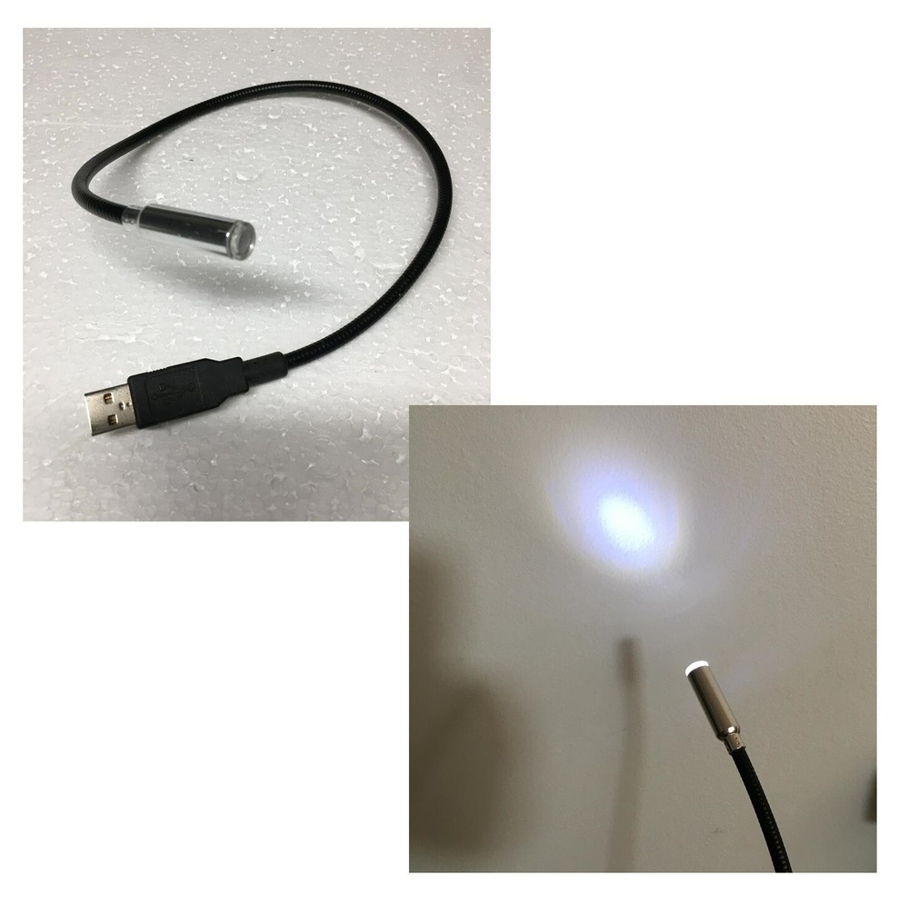 18" Laptop Flexible USB Powered Notebook Flex Task LED Light Lamp Reading Mini