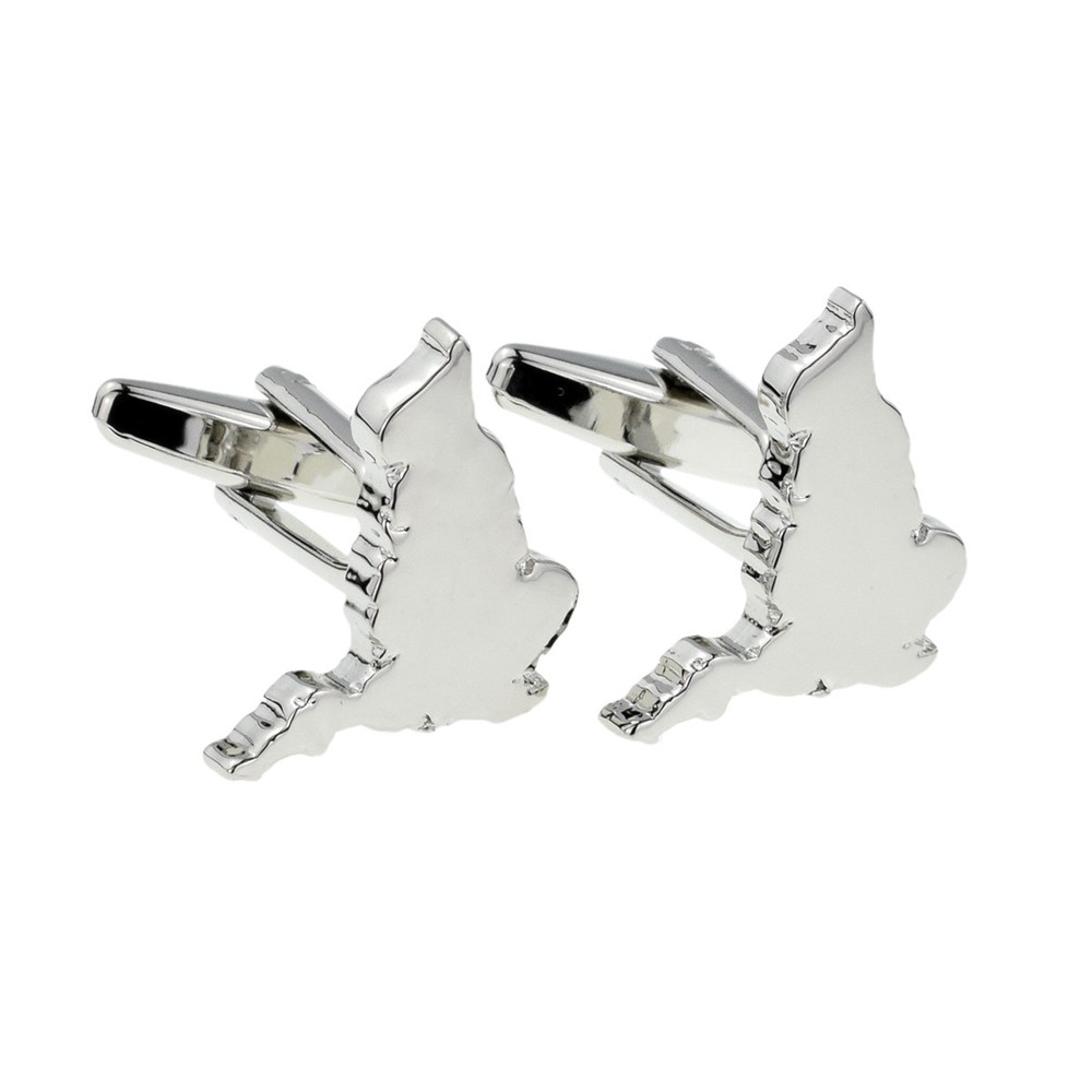 England Outline Map English Map Cufflinks Presented in a Cufflink Box - X2AJ971