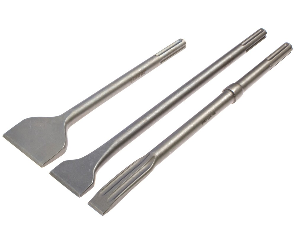 Thinset Removal Bit - 3 Piece SDS Max Chisel Set