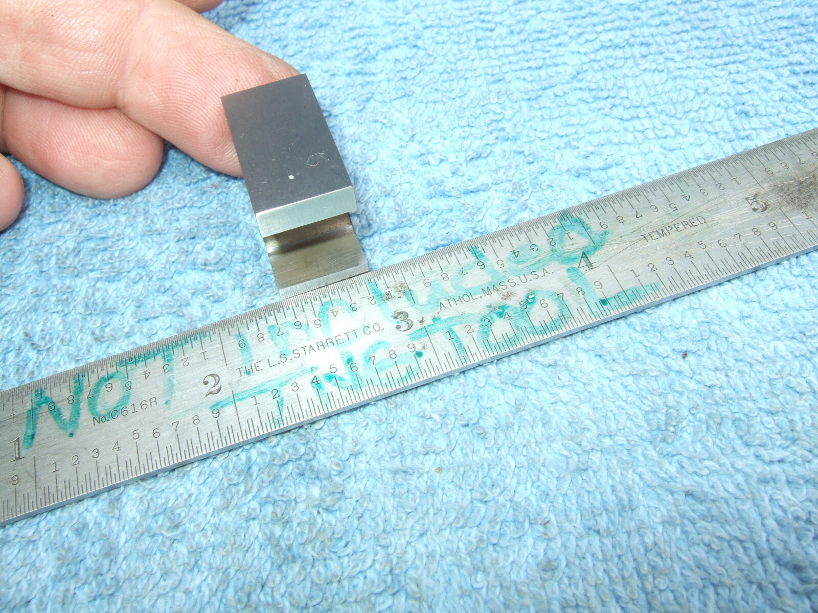 CHAIR SINGLE EDGE FINDER (1) NOT MAGNETIC USED TOOLMAKER MACHINIST VERY CLEAN ZA